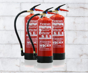 3 Extintores Micex